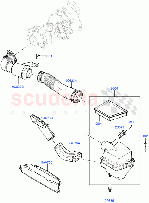 Part Diagram for Land Rover LR141735