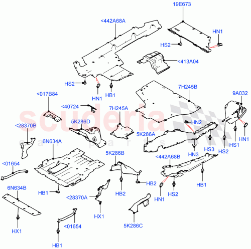 Part Diagram for Land Rover LR146464