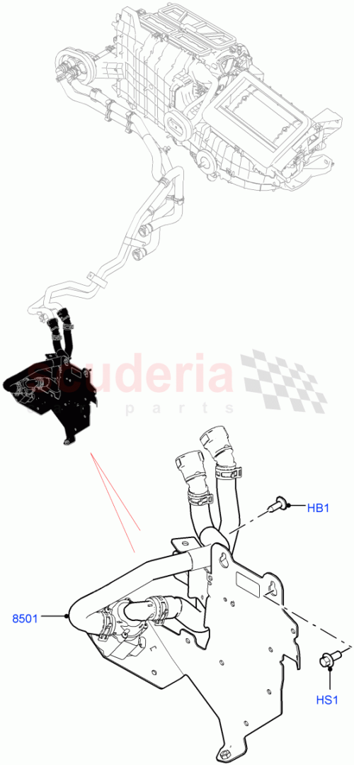 Part Diagram for Land Rover LR109962