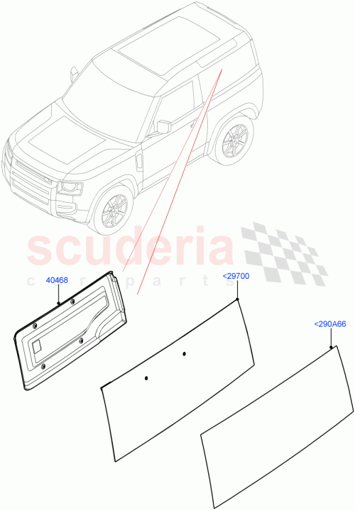 Part Diagram for Land Rover LR143031