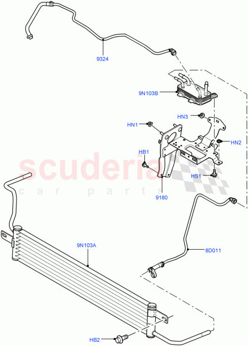 Part Diagram for Land Rover LR022664