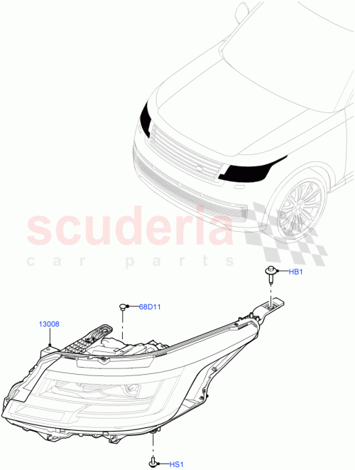 Part Diagram for Land Rover LR152098