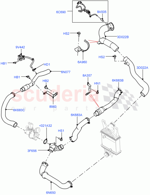 Part Diagram for Land Rover LR116344