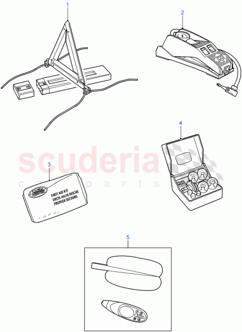 Part Diagram for Land Rover STC8247AA
