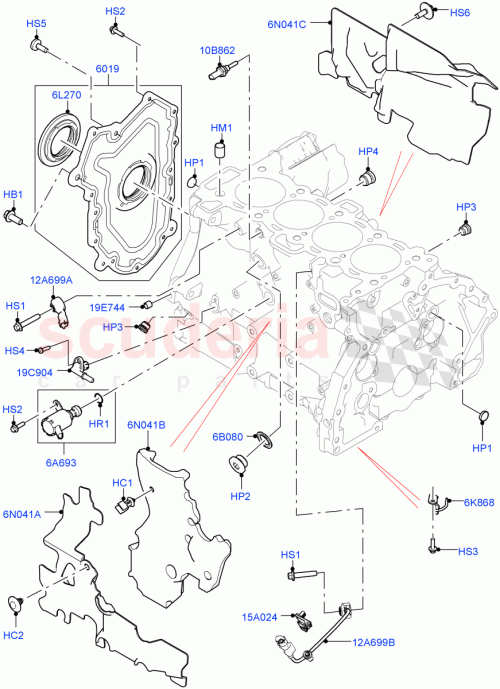 Part Diagram for Land Rover LR137653