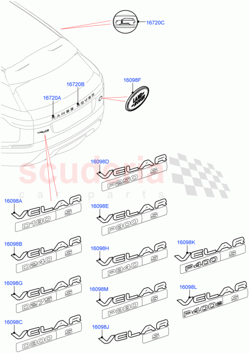 Part Diagram for Land Rover LR148104