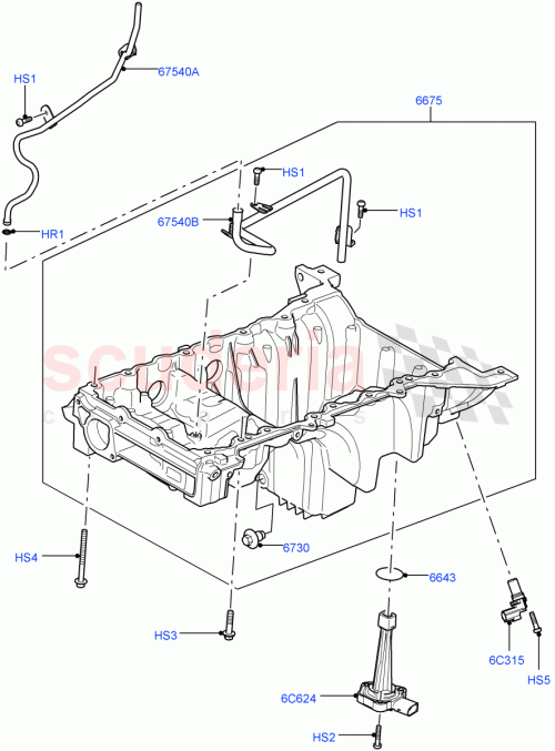 Part Diagram for Land Rover LR011274