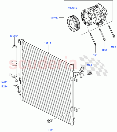 Part Diagram for Land Rover LR018404