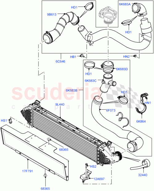 Part Diagram for Land Rover LR050248