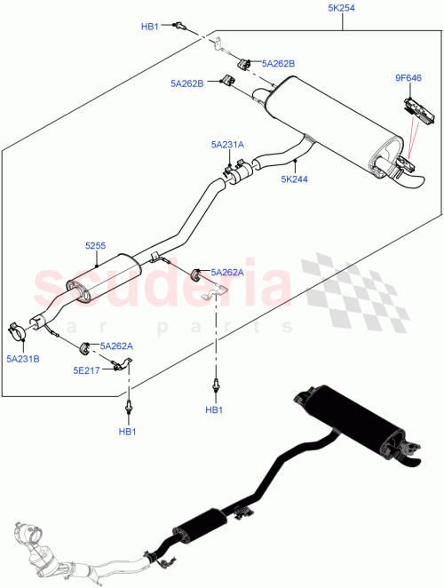 Part Diagram for Land Rover LR025109