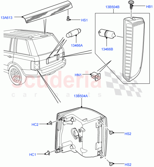 Part Diagram for Land Rover DYP10040