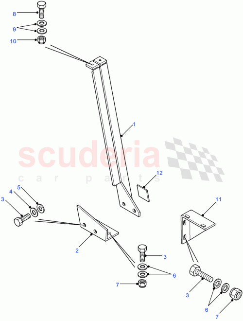 Part Diagram for Land Rover WC108051L