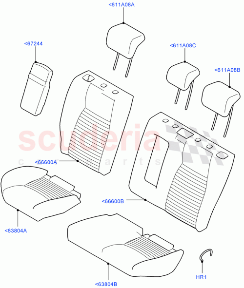 Part Diagram for Land Rover LR127016