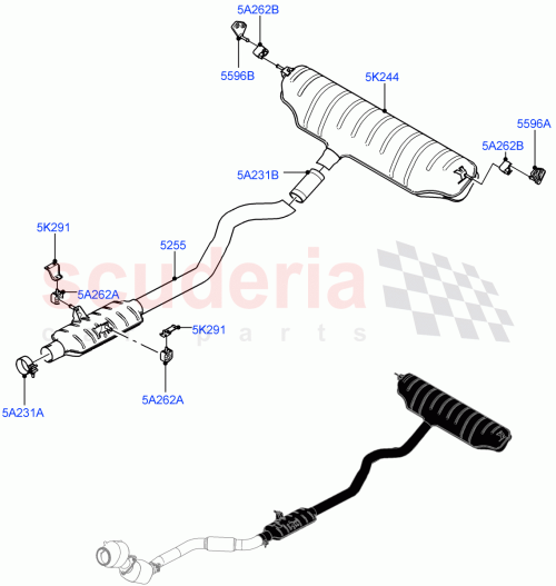 Part Diagram for Land Rover LR137019