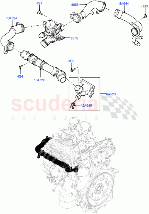 Part Diagram for Land Rover LR125390