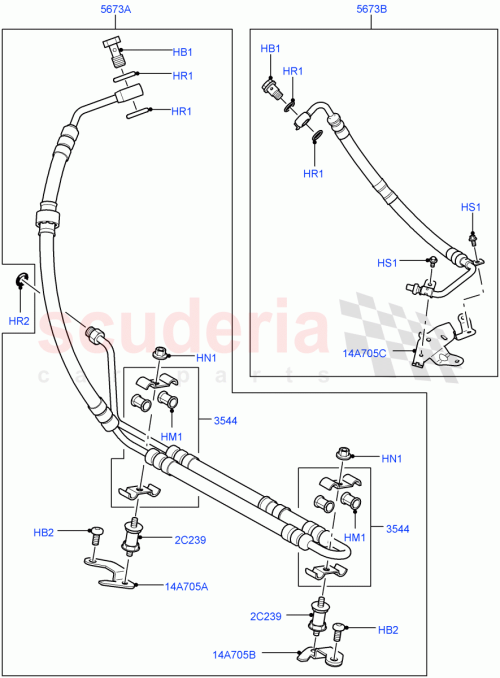 Part Diagram for Land Rover RQU500760