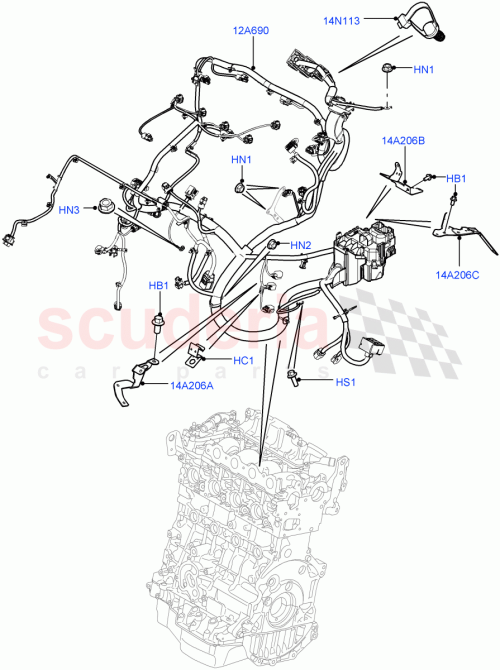 Part Diagram for Land Rover LR064698