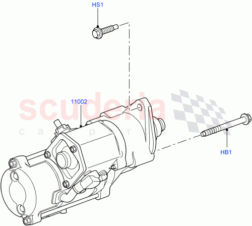 Part Diagram for Land Rover YYP500050