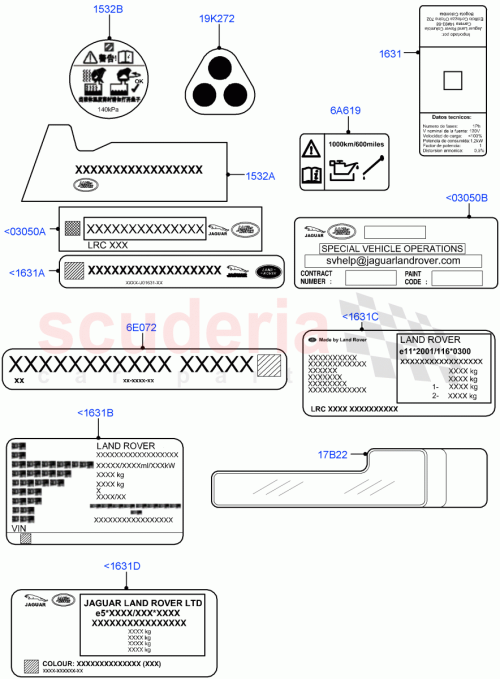 Part Diagram for Land Rover LR087248