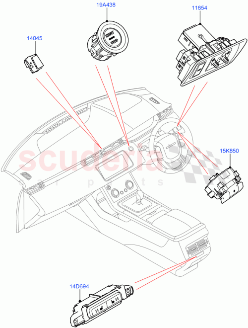 Part Diagram for Land Rover LR133842