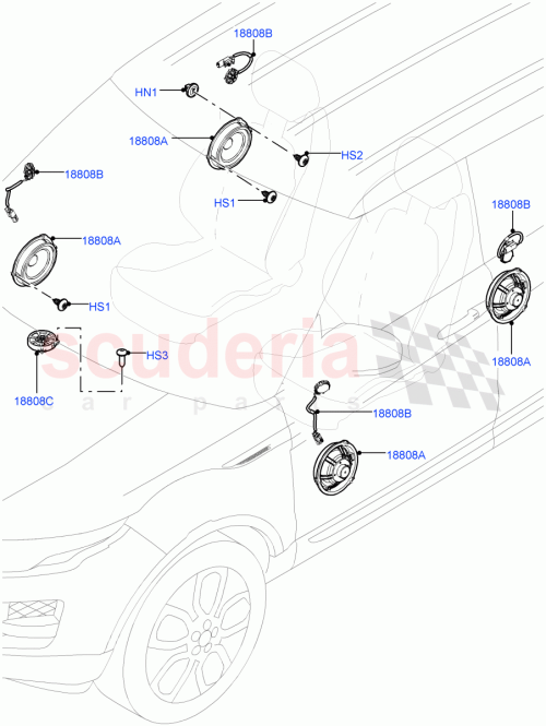 Part Diagram for Land Rover LR066957