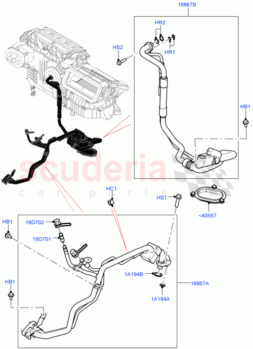 Part Diagram for Land Rover LR131155