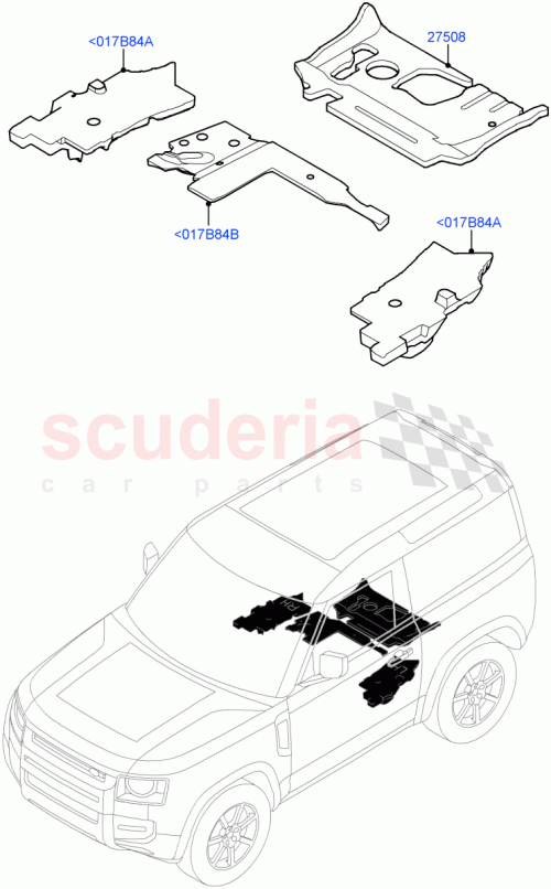 Part Diagram for Land Rover LR131730