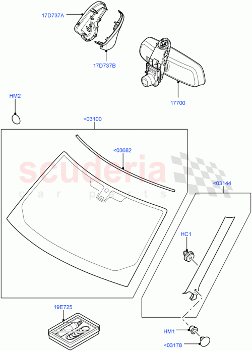 Part Diagram for Land Rover LR019912