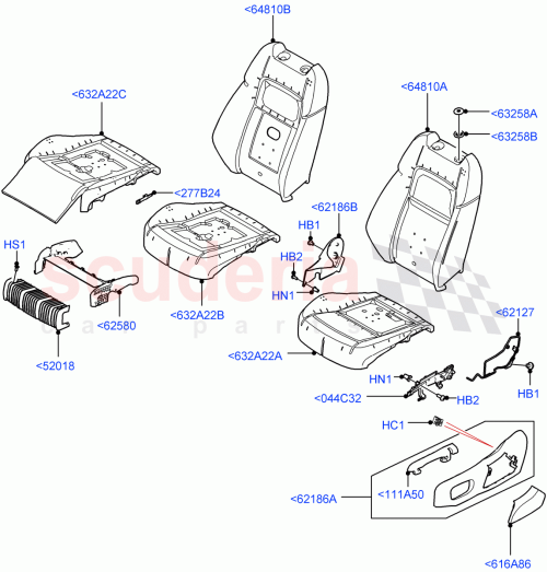 Part Diagram for Land Rover LR154502