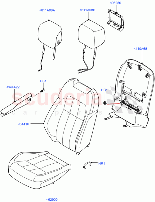 Part Diagram for Land Rover LR147407