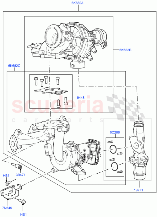 Part Diagram for Land Rover LR082284