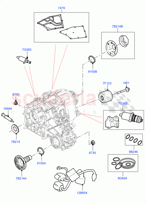 Part Diagram for Land Rover LR160884