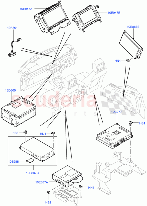 Part Diagram for Land Rover LR078788