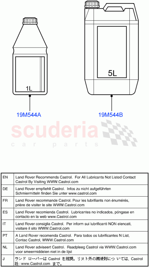 Part Diagram for Land Rover STC50527