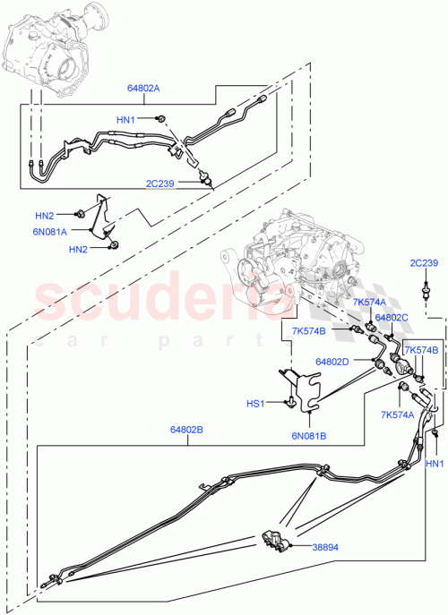 Part Diagram for Land Rover LR000095
