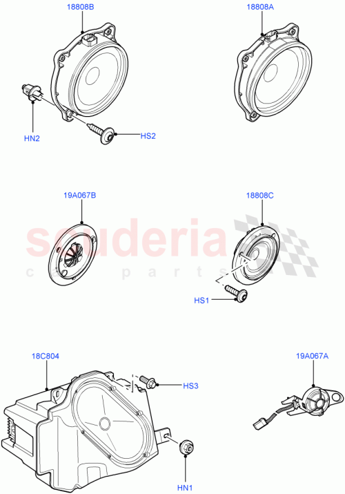 Part Diagram for Land Rover EYP000190