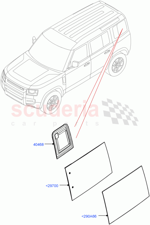 Part Diagram for Land Rover LR143173