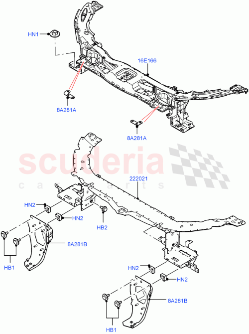 Part Diagram for Land Rover LR155024
