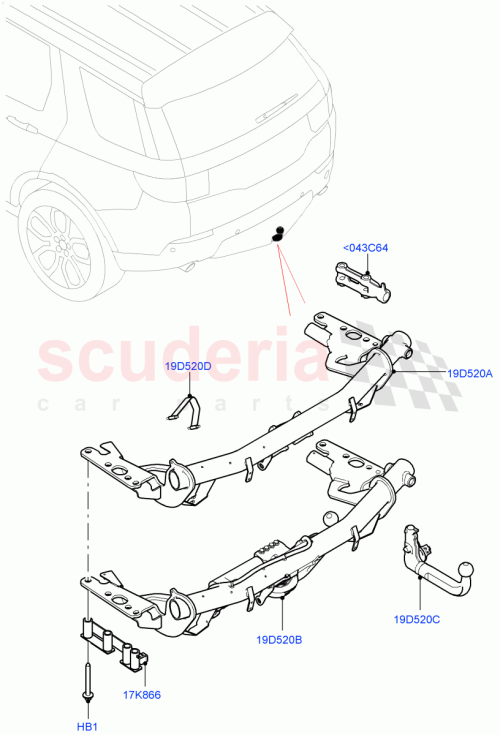 Part Diagram for Land Rover LR129248