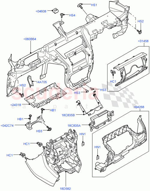 Part Diagram for Land Rover LR027568