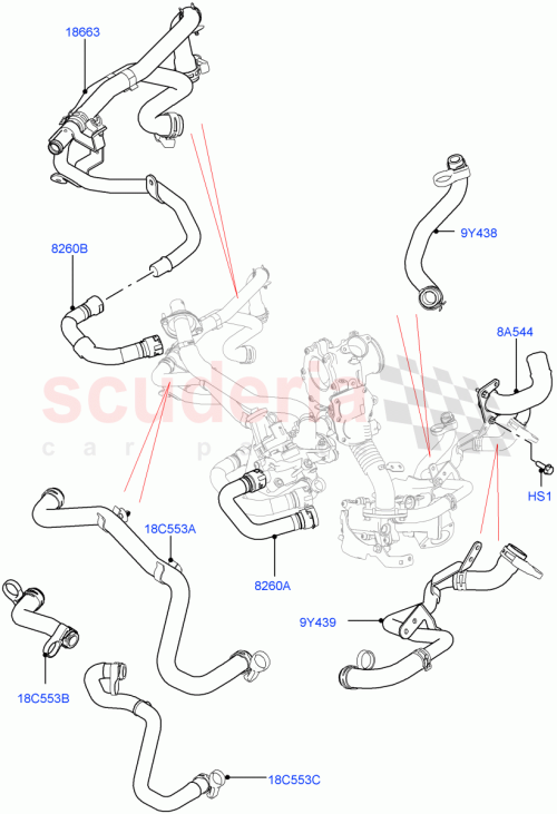Part Diagram for Land Rover LR087237