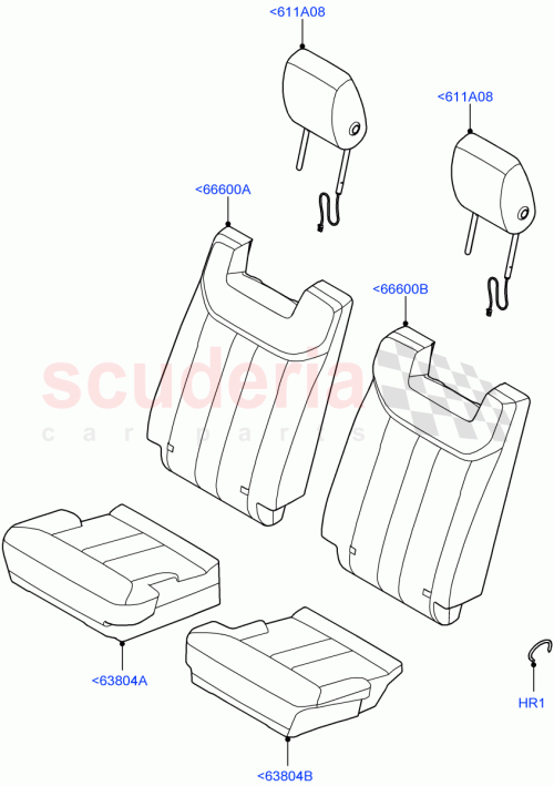 Part Diagram for Land Rover LR166225