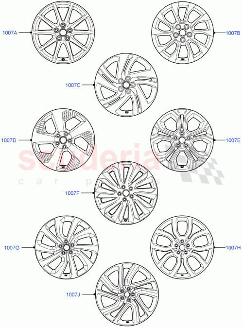 Part Diagram for Land Rover LR126105