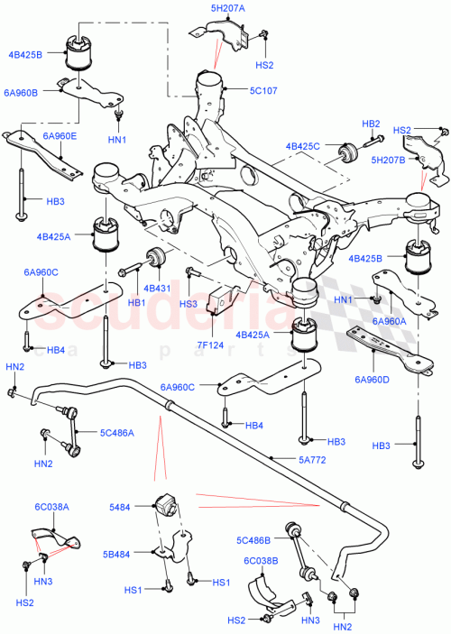 Part Diagram for Land Rover LR061262
