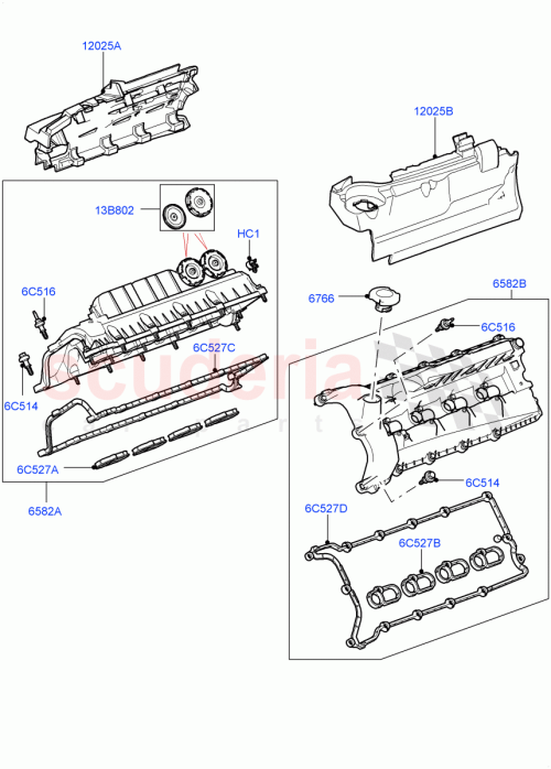 Part Diagram for Land Rover LR178584