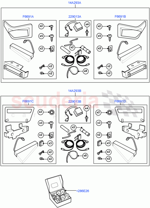 Part Diagram for Land Rover VPLSV0073