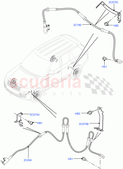 Part Diagram for Land Rover LR081610