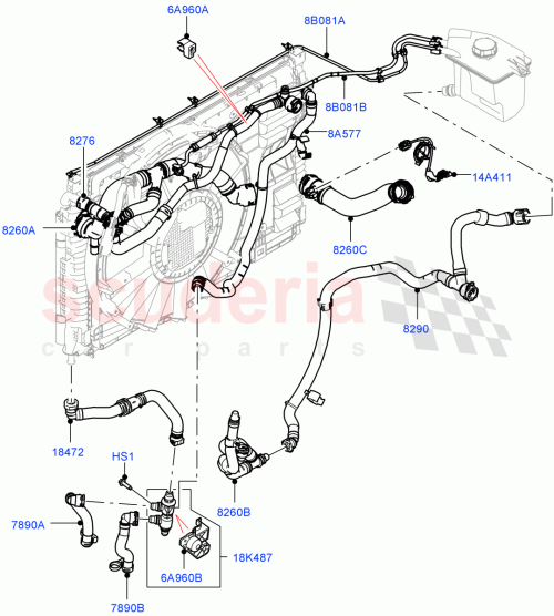 Part Diagram for Land Rover LR128178