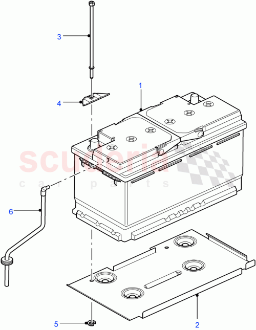 Part Diagram for Land Rover LR038341