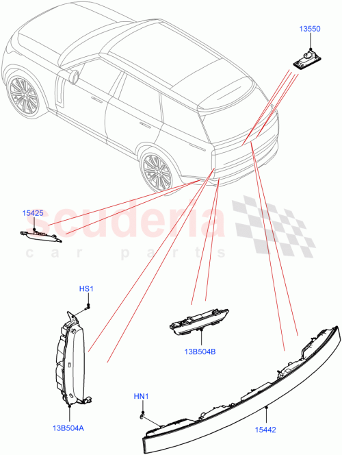 Part Diagram for Land Rover LR152172